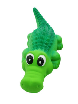 8 Latex Squeaky Big Green Crocodile