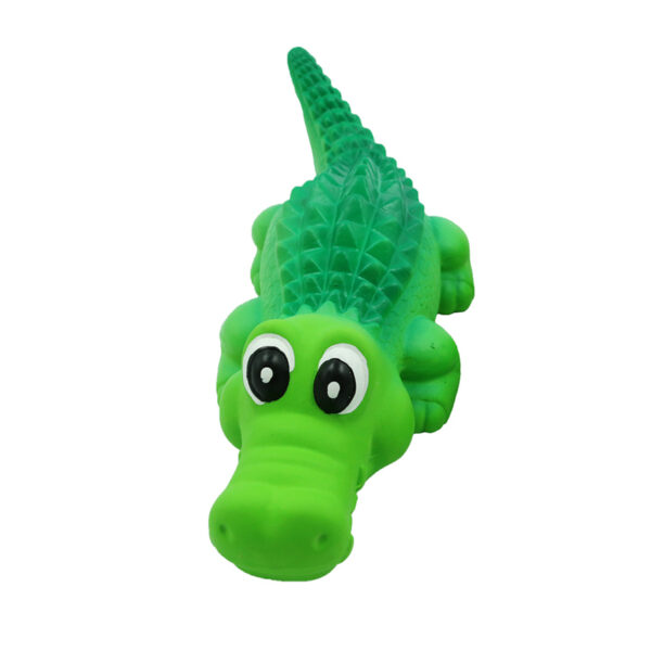 Latex Squeaky Big Green Crocodile