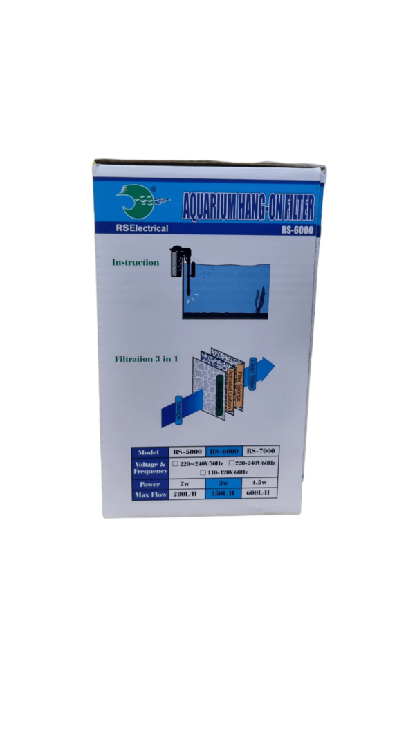 RS6000 HANGING SLIM FILTER