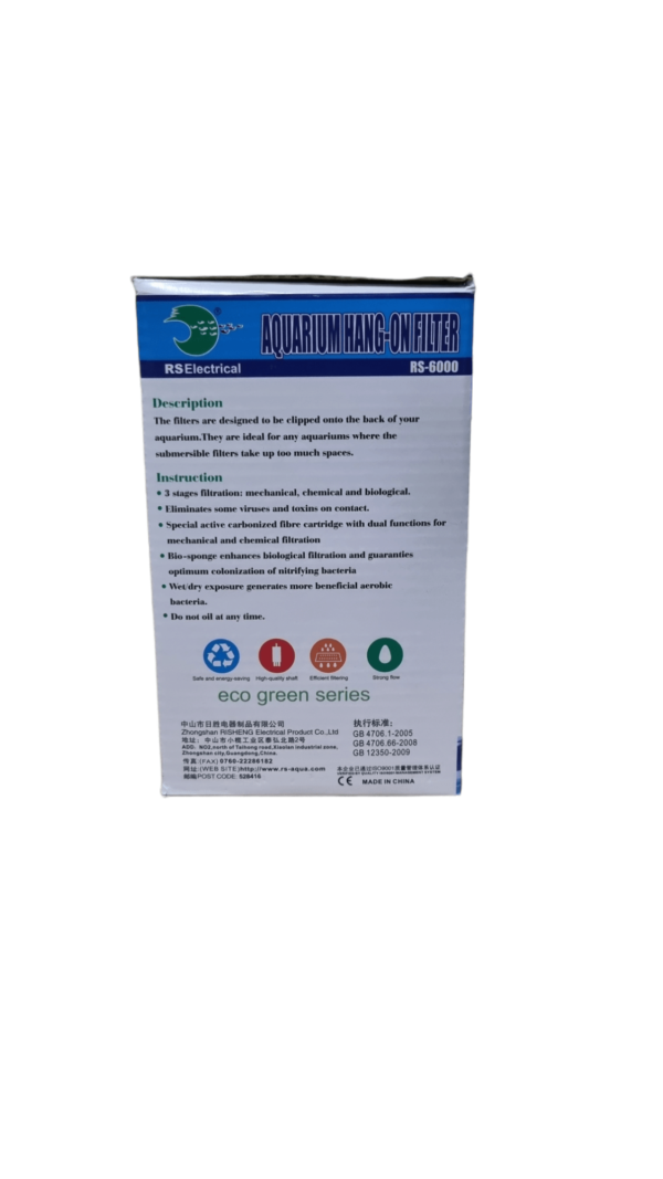 RS6000 HANGING SLIM FILTER