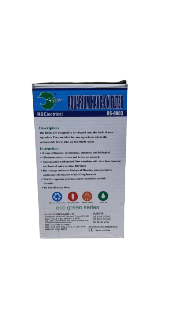RS8003 HANGING SLIM FILTER